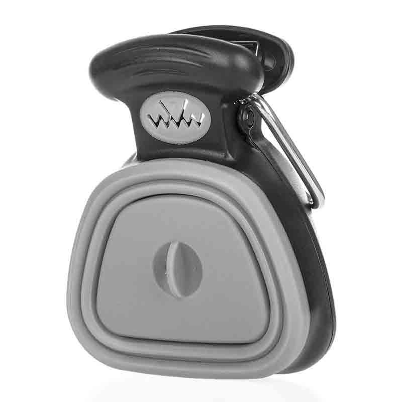Portable One-Handed Dog Poop Scooper with Clip