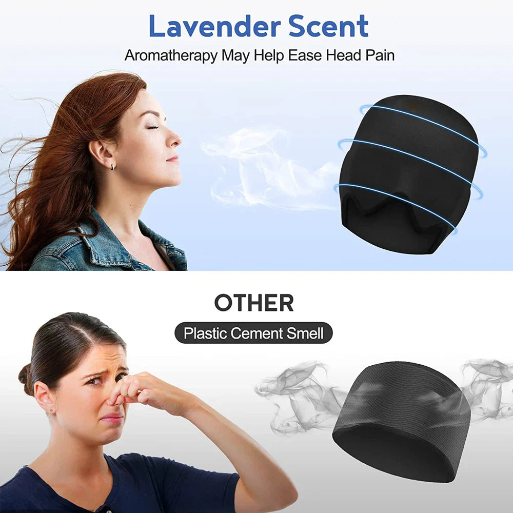 Migraine Relief Hot Cold Therapy Head Wrap
