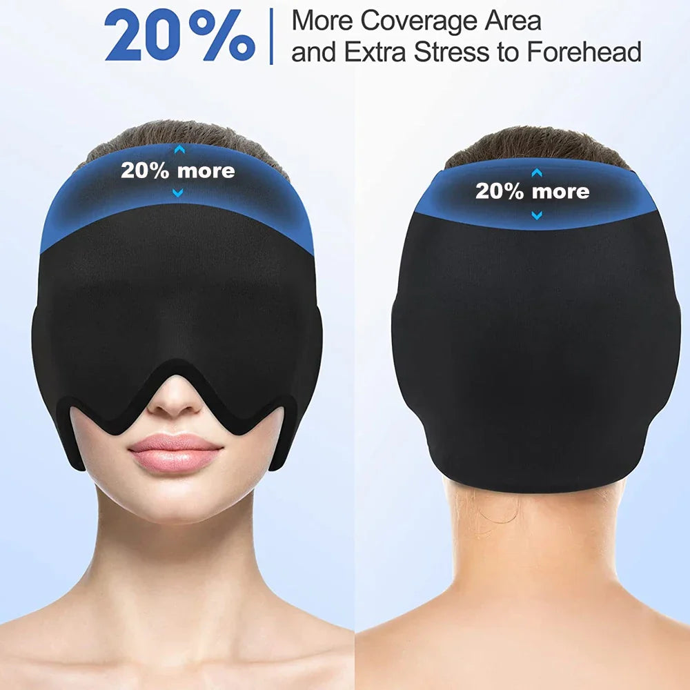 Migraine Relief Hot Cold Therapy Head Wrap