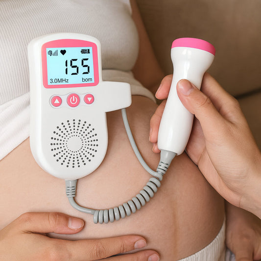 Fetal Doppler Heart Rate Monitor with Clear Display