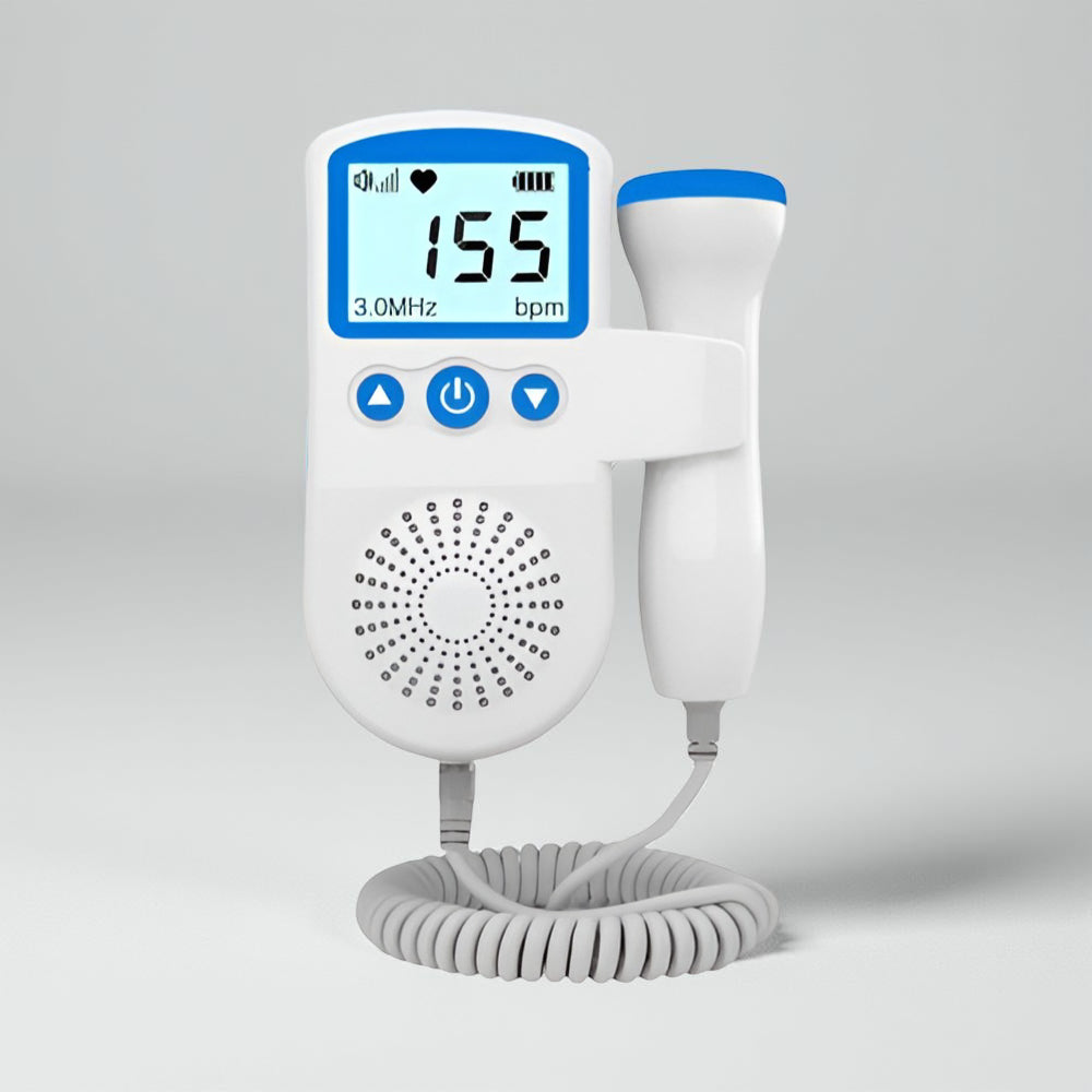 Fetal Doppler Heart Rate Monitor with Clear Display