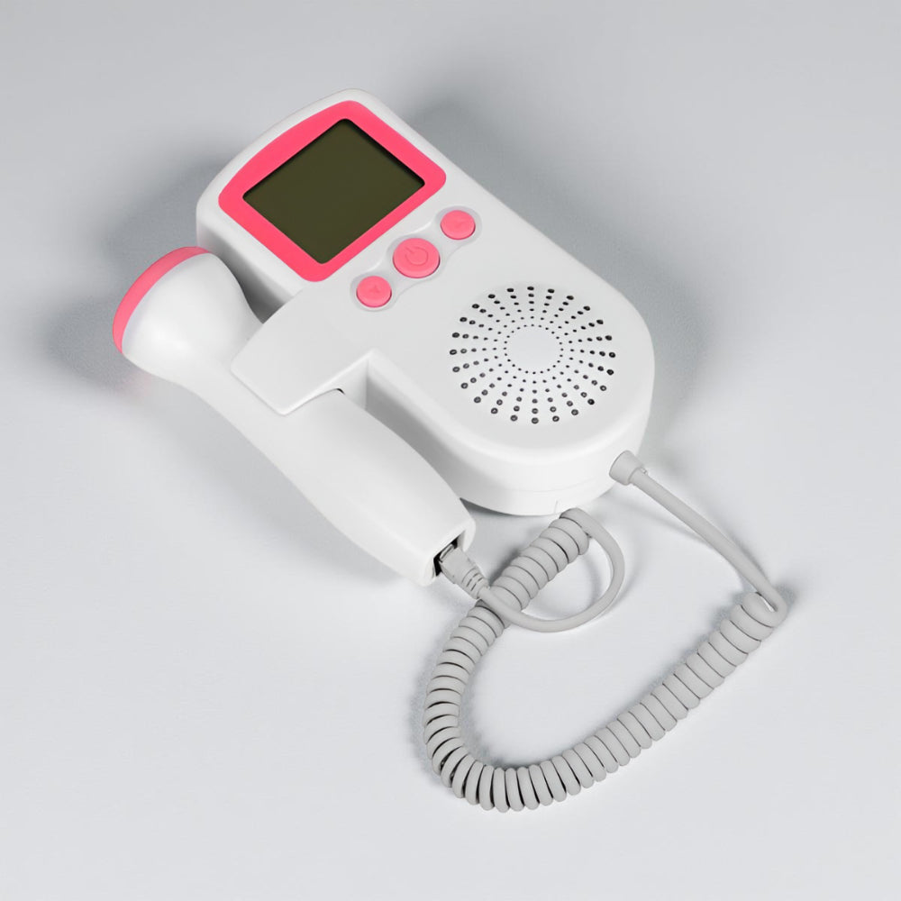 Fetal Doppler Heart Rate Monitor with Clear Display