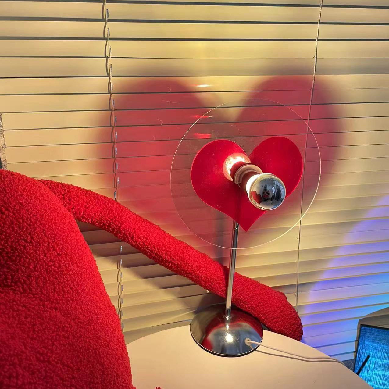 Rechargeable LED Table Lamp with Metal Shade