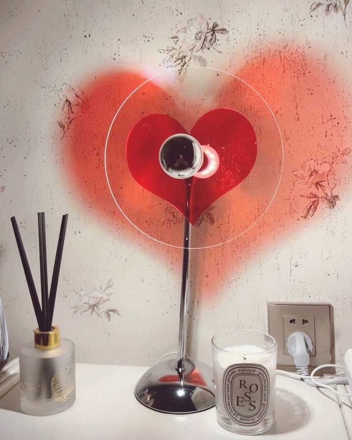 Rechargeable LED Table Lamp with Metal Shade
