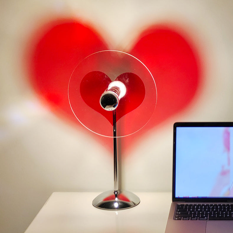 Rechargeable LED Table Lamp with Metal Shade