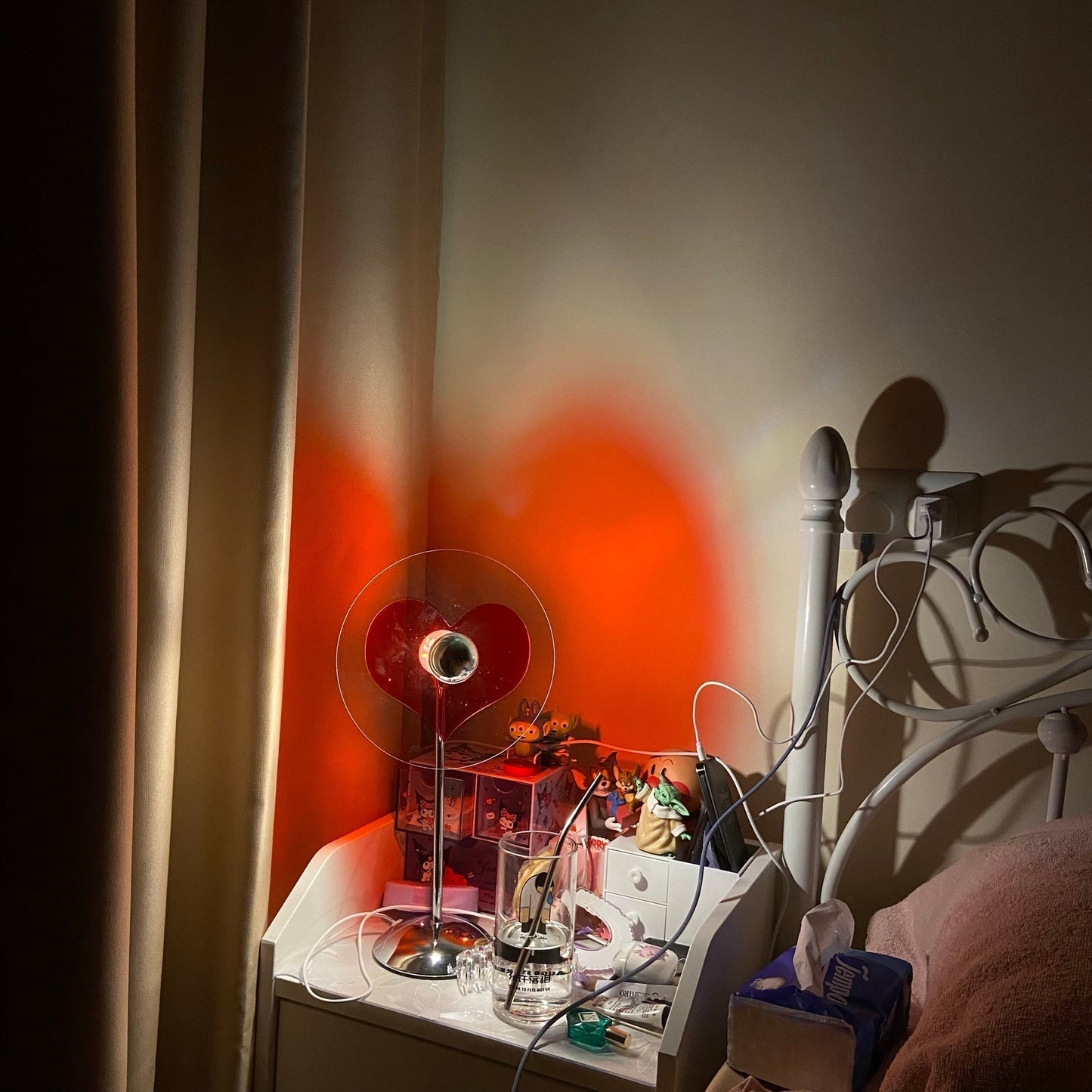 Rechargeable LED Table Lamp with Metal Shade