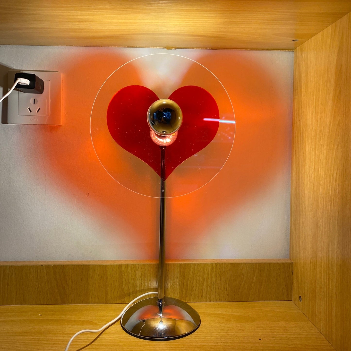 Rechargeable LED Table Lamp with Metal Shade