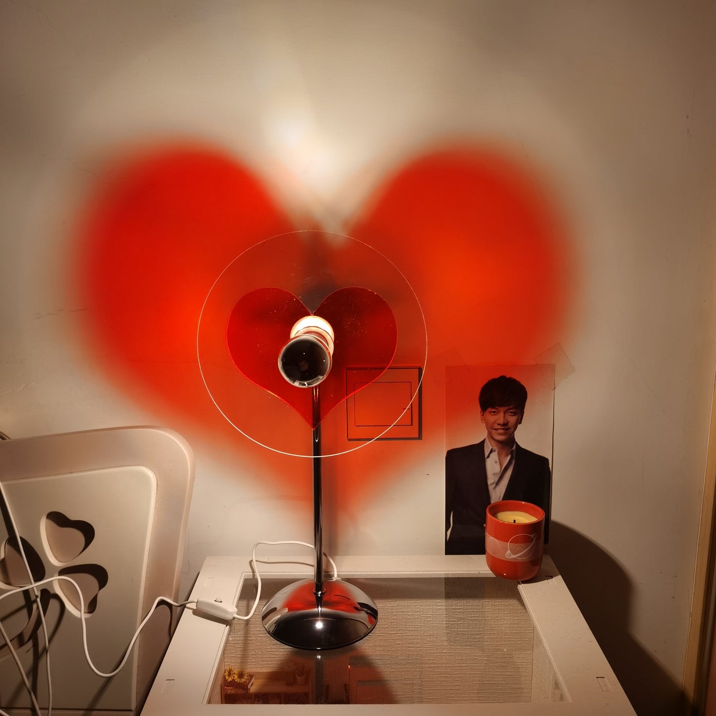 Rechargeable LED Table Lamp with Metal Shade