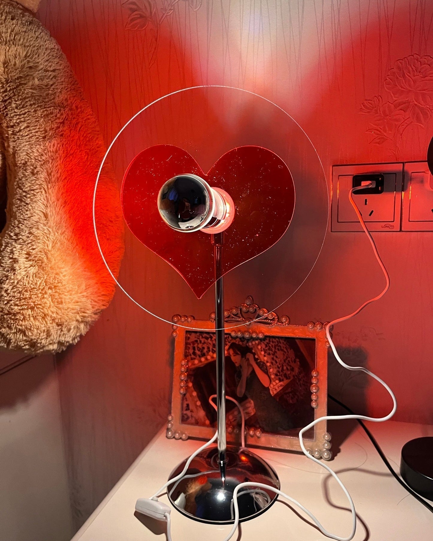 Rechargeable LED Table Lamp with Metal Shade