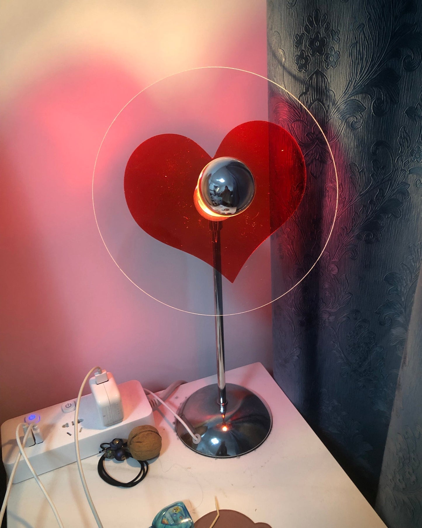 Rechargeable LED Table Lamp with Metal Shade