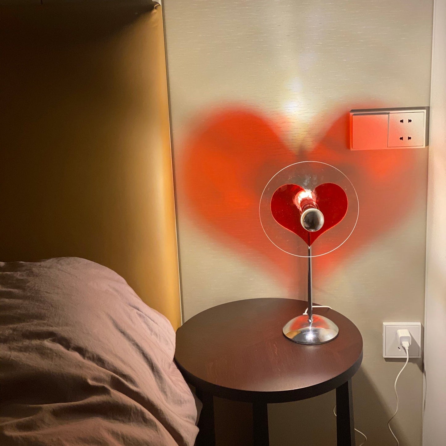 Rechargeable LED Table Lamp with Metal Shade