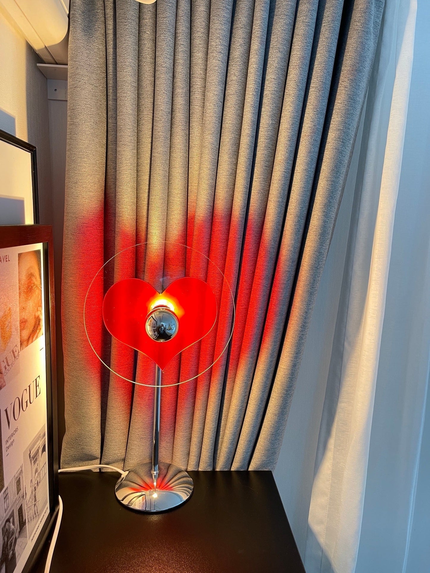 Rechargeable LED Table Lamp with Metal Shade