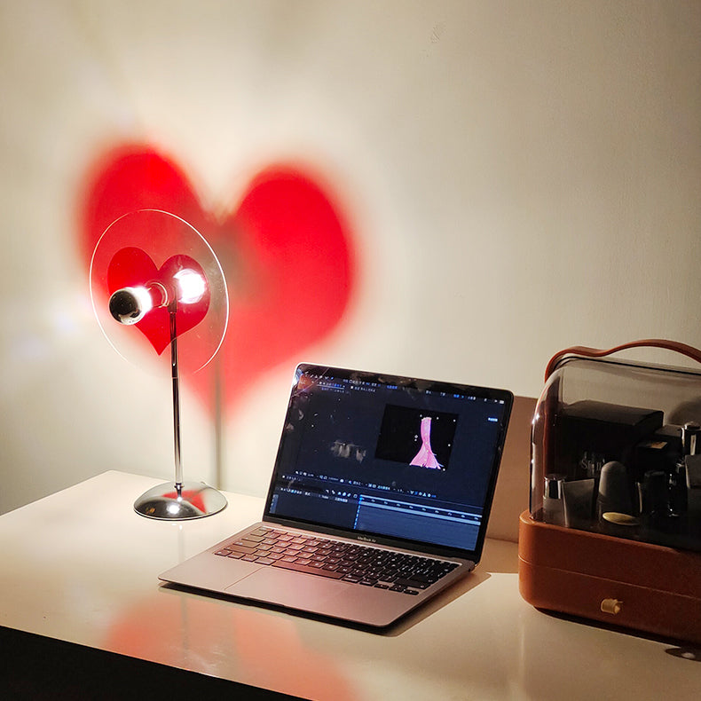 Rechargeable LED Table Lamp with Metal Shade