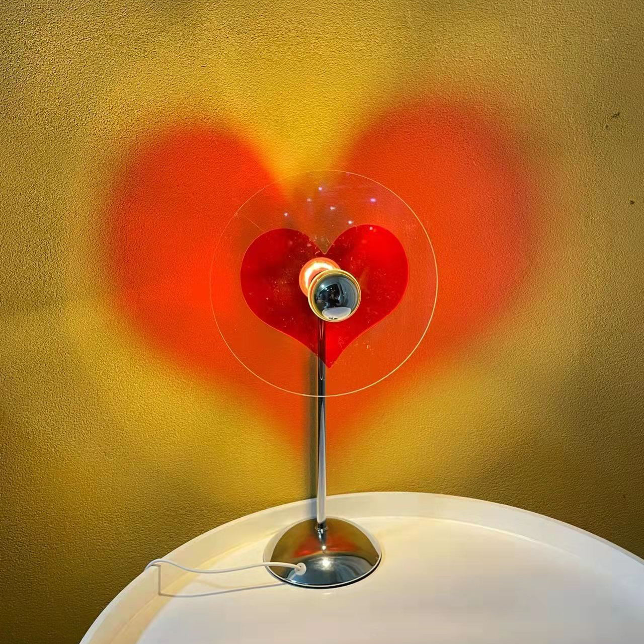 Rechargeable LED Table Lamp with Metal Shade