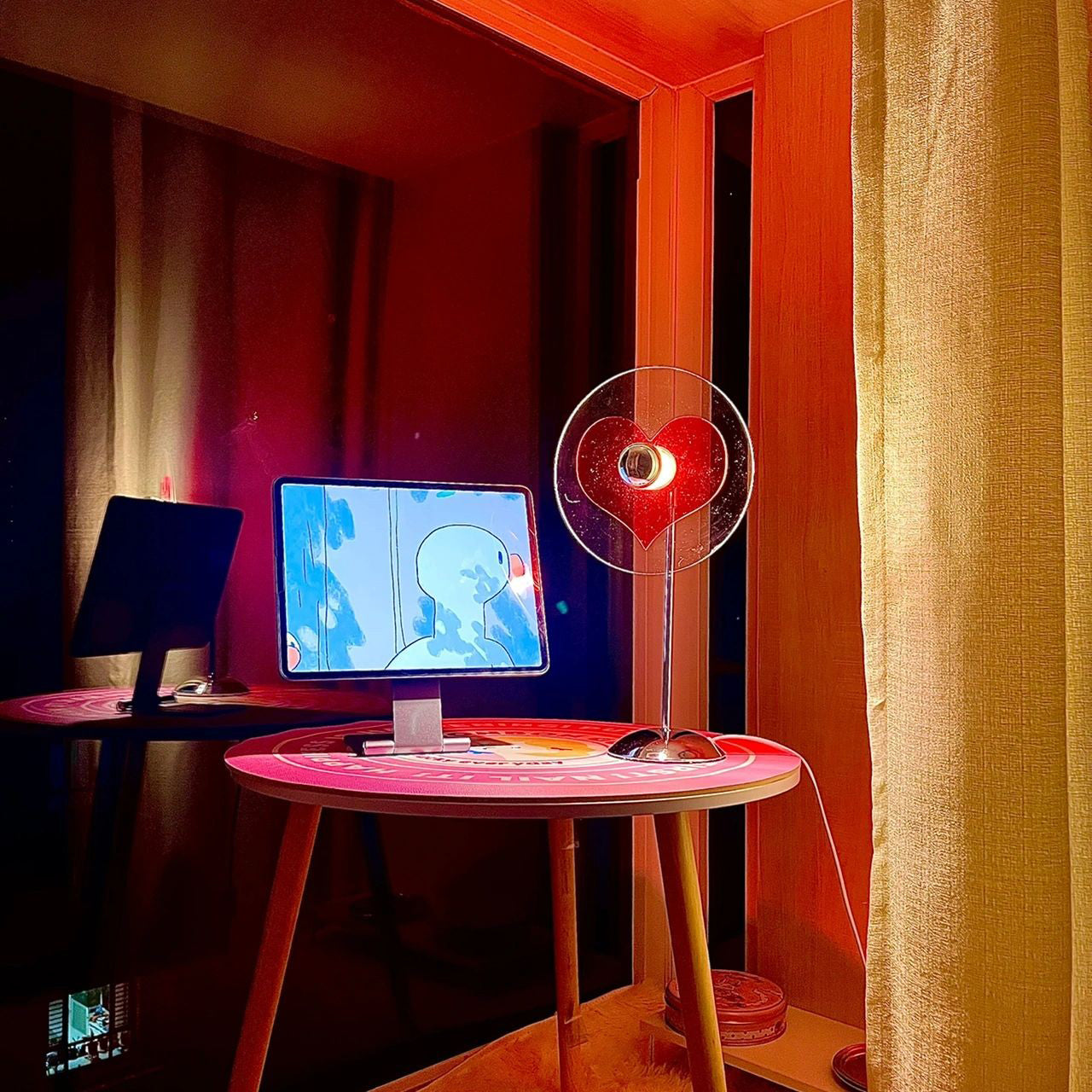 Rechargeable LED Table Lamp with Metal Shade