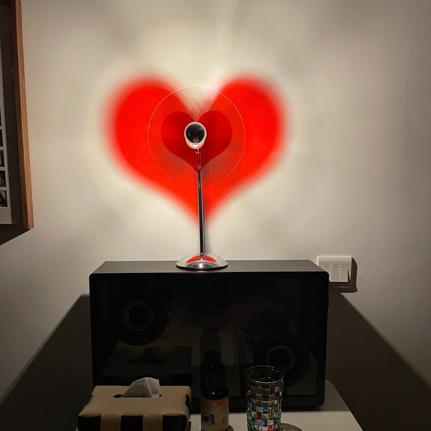 Rechargeable LED Table Lamp with Metal Shade