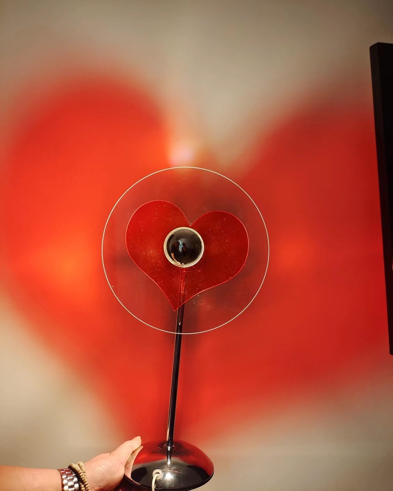 Rechargeable LED Table Lamp with Metal Shade