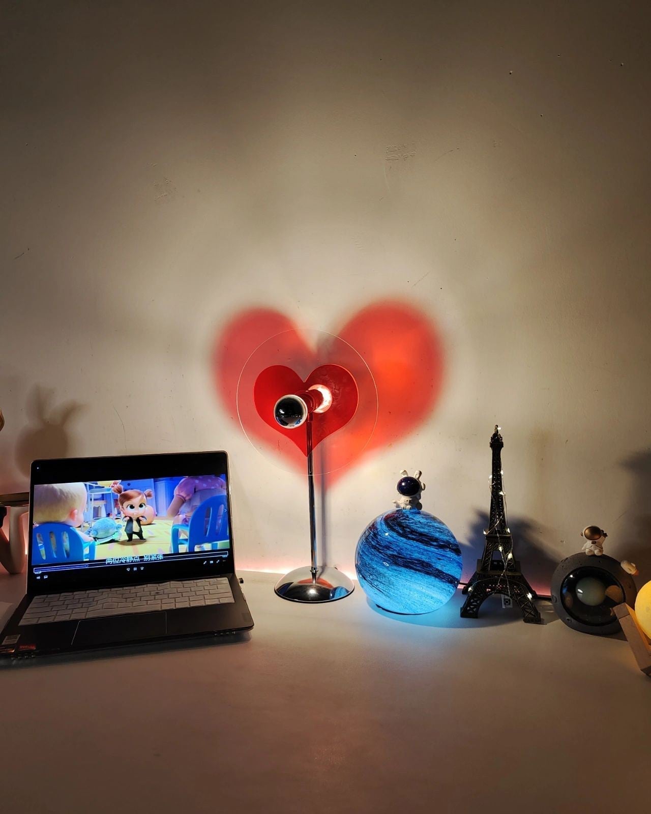 Rechargeable LED Table Lamp with Metal Shade