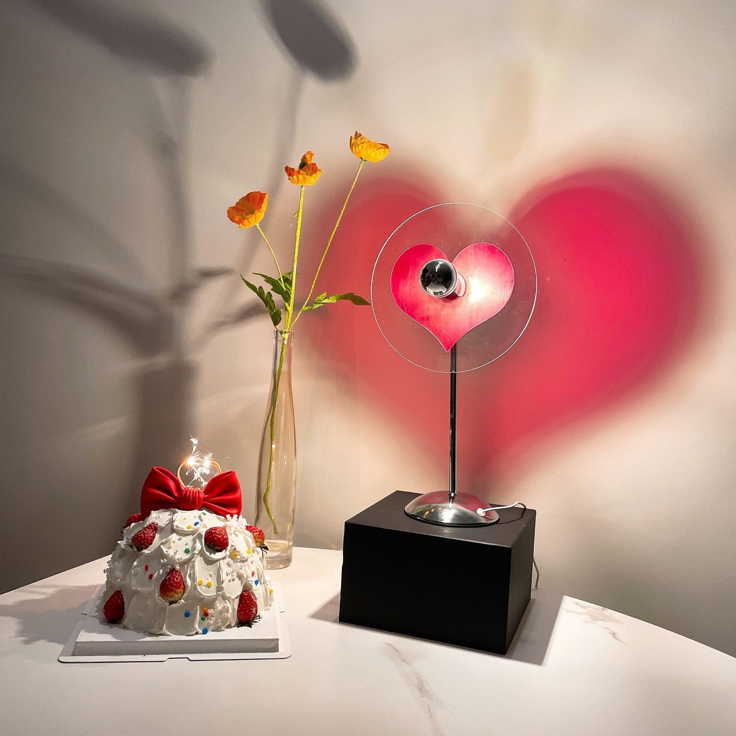 Rechargeable LED Table Lamp with Metal Shade