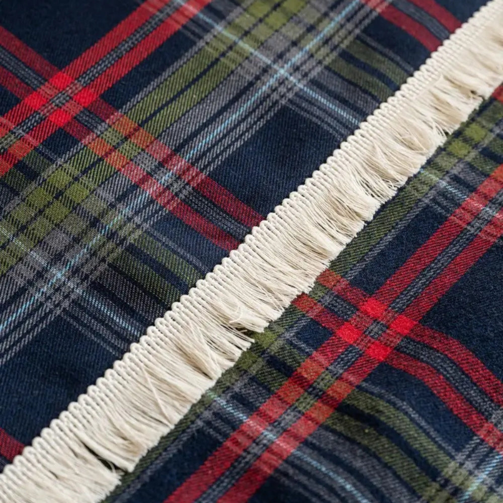 Plaid Microfiber Sofa Cover for Comfort and Style
