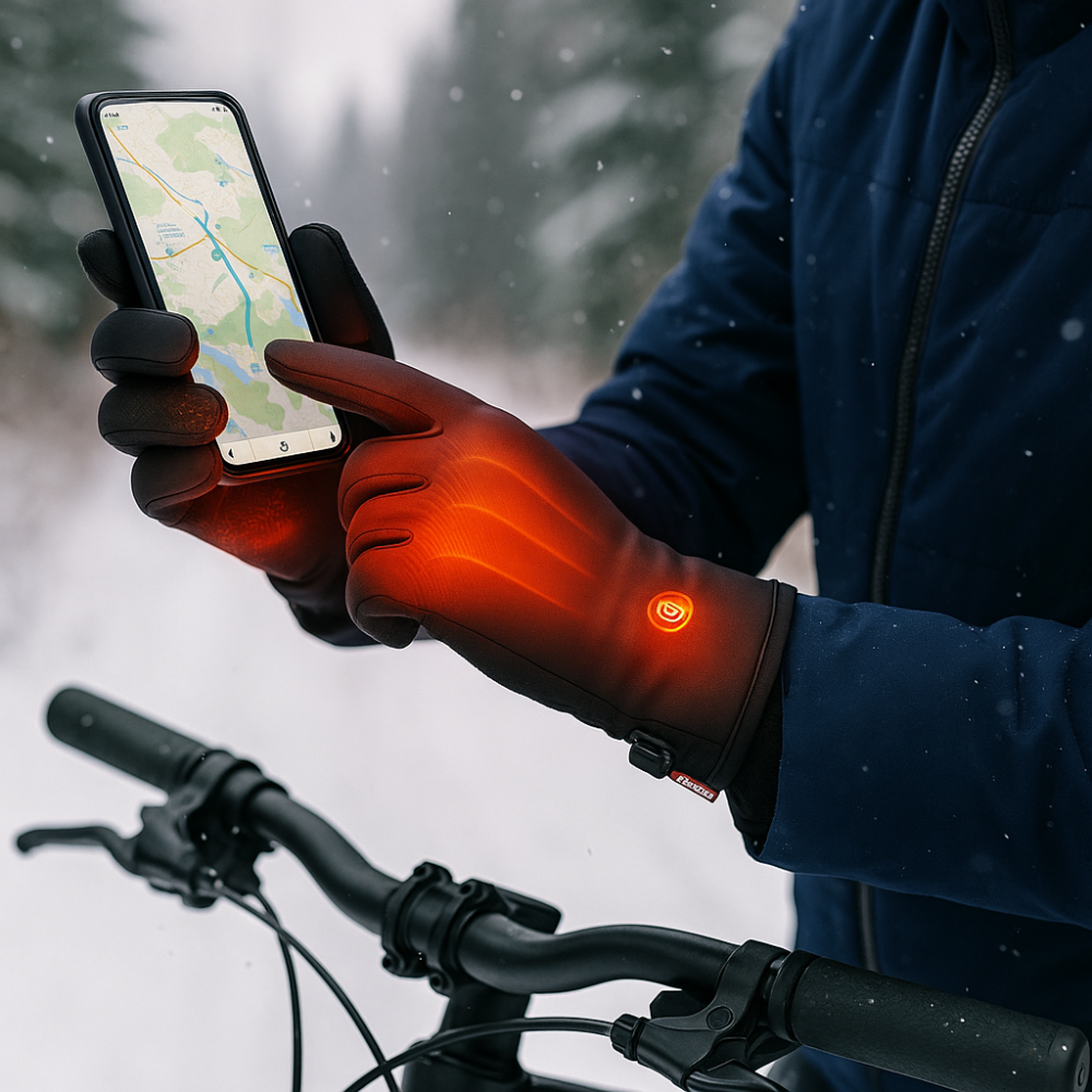 Heated Touchscreen Winter Sport Gloves Waterproof