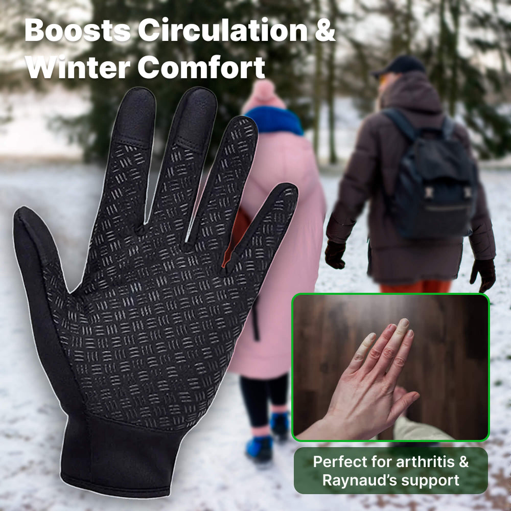 USB Heated Winter Gloves with Touchscreen and Waterproof Design