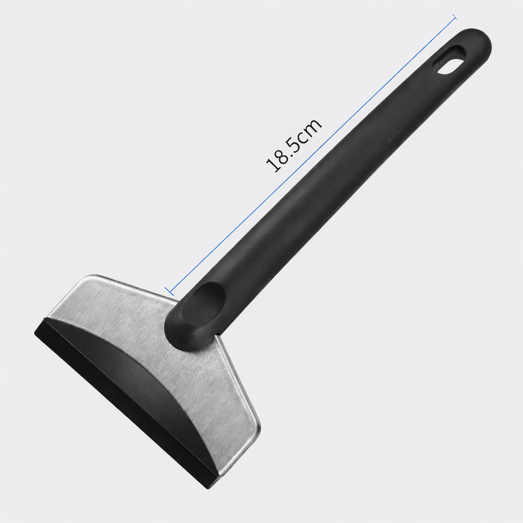 Compact Windshield Ice Scraper with Non-Slip Grip