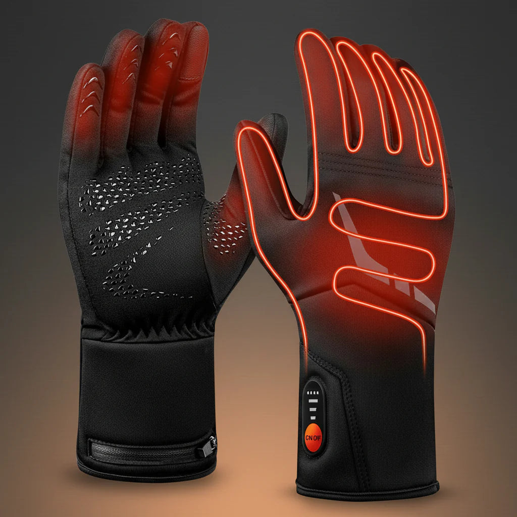 Battery Heated Waterproof Touchscreen Winter Gloves