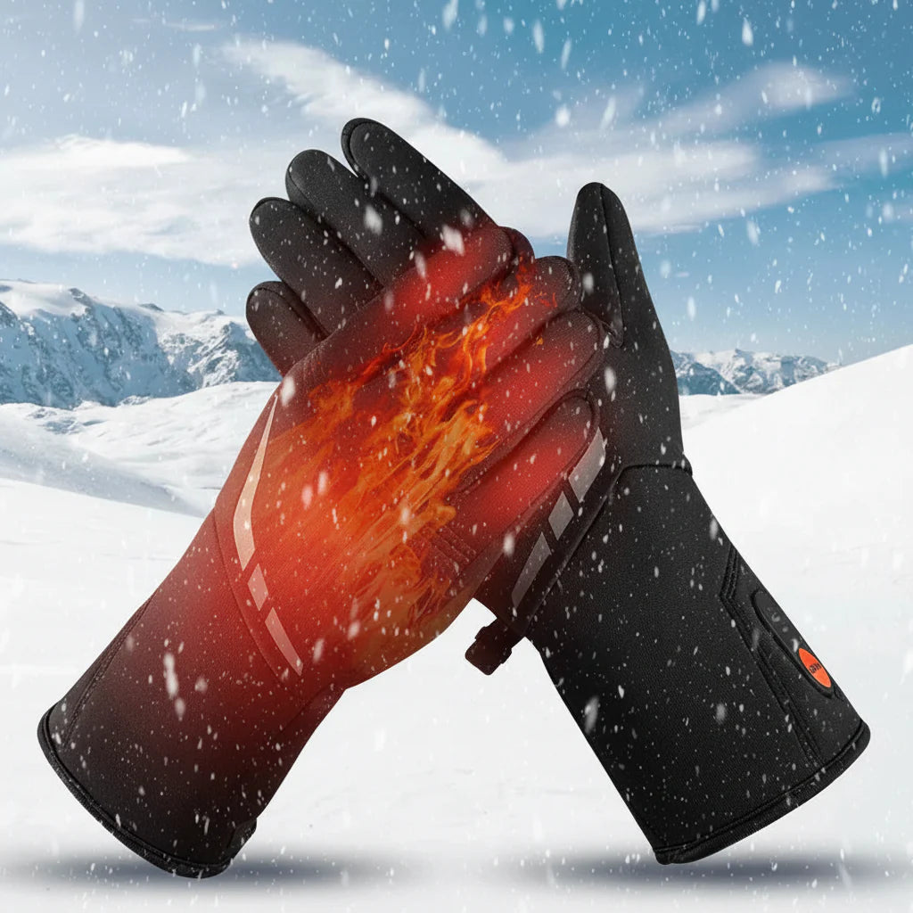 Battery Heated Waterproof Touchscreen Winter Gloves