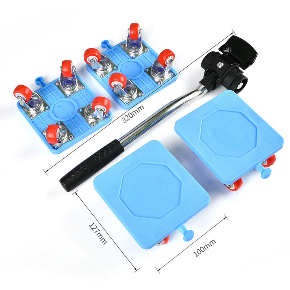 Furniture Moving Set with 360° Rotating Wheels and Non-Slip Design