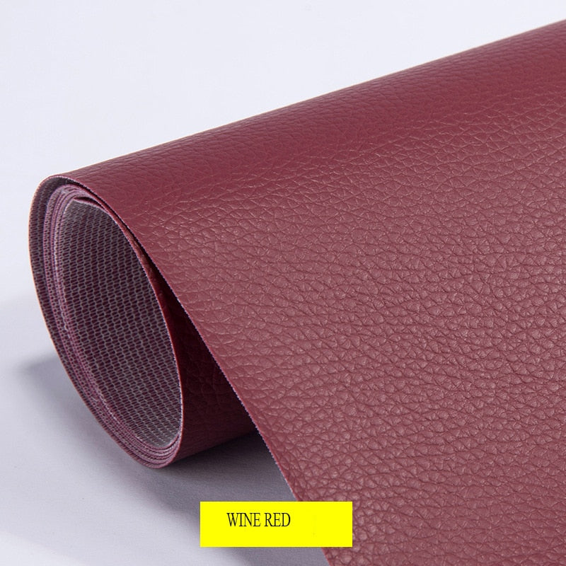 Self-Adhesive Leather Repair Patch Kit for Synthetic Surfaces