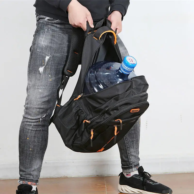 Waterproof Oxford Men's Backpack with Padded Straps
