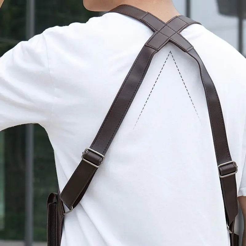 Men's Anti-Theft Tactical Shoulder Bag with Multiple Compartments