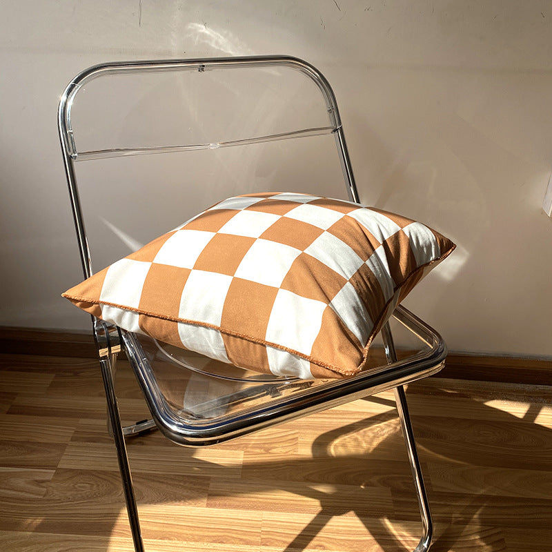 Checkerboard Pillowcase 18x18 Inches