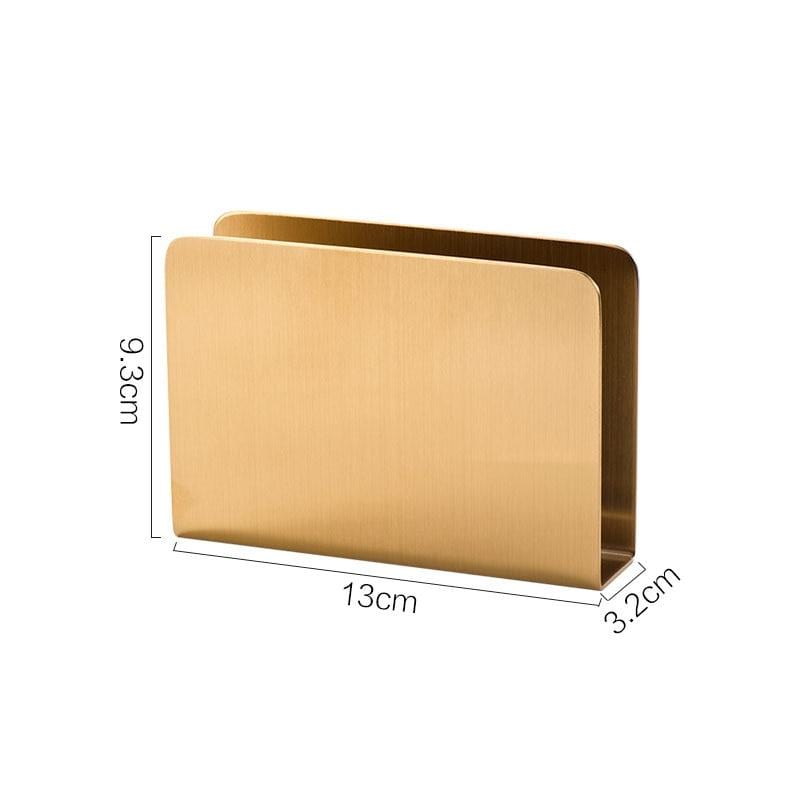 Stainless Steel Napkin Holder - Elegant Minimalist Design