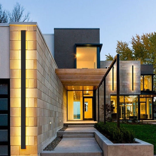 Svelte Modern Outdoor Linear Wall Light IP65 Waterproof