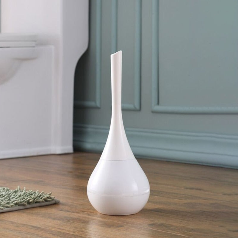 Elegant Hygienic Toilet Brush with Spill-Proof Design