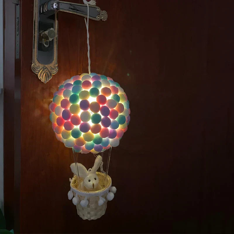 DIY Balloon-Shaped Night Light with Flying Animals