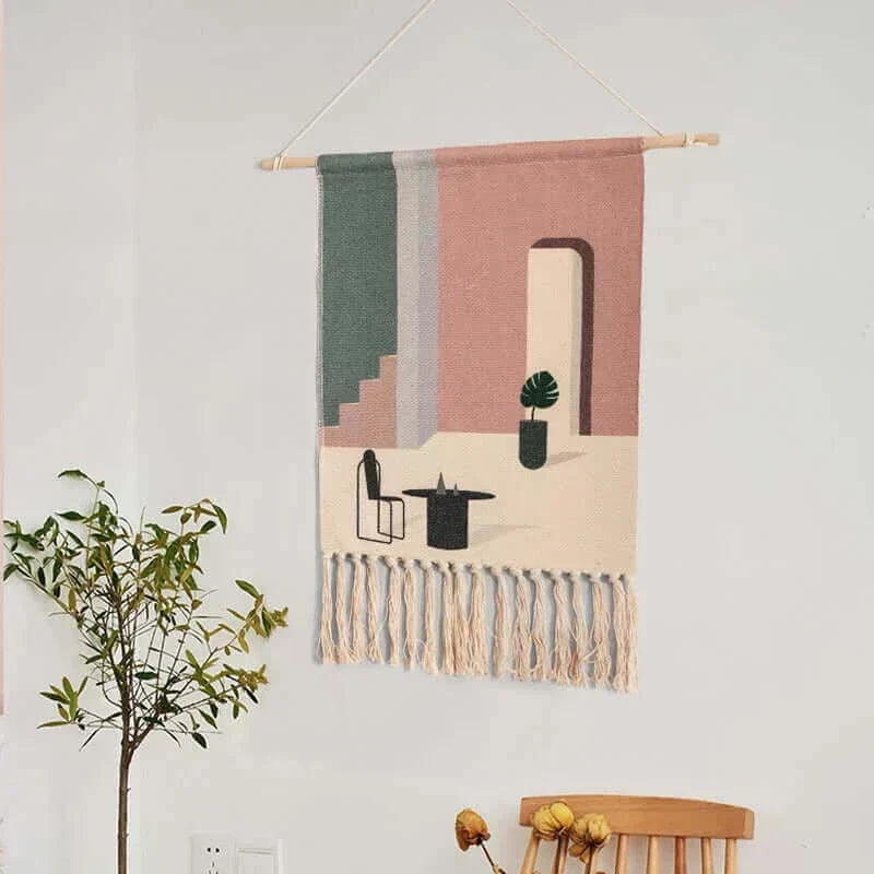 Boho Cotton Macrame Wall Hanging Rug