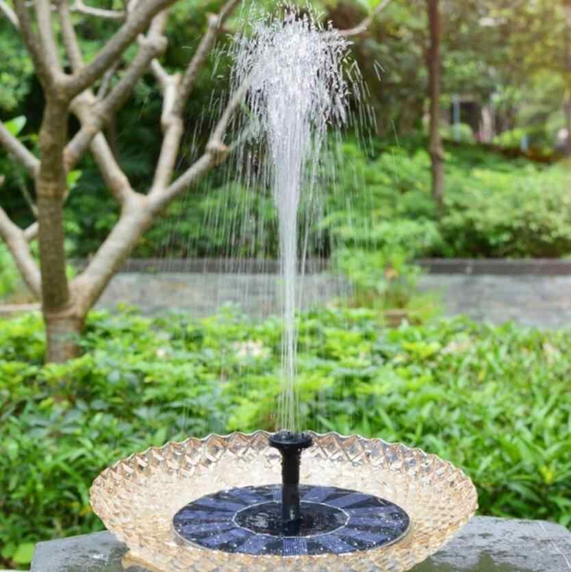 Solar-Powered Floating Fountain with 8 Fountain Heads
