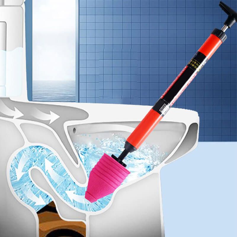 High-Pressure Air Toilet Plunger for Quick Clog Removal