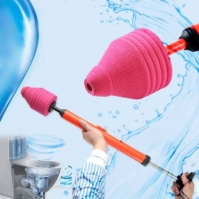 High-Pressure Air Toilet Plunger for Quick Clog Removal