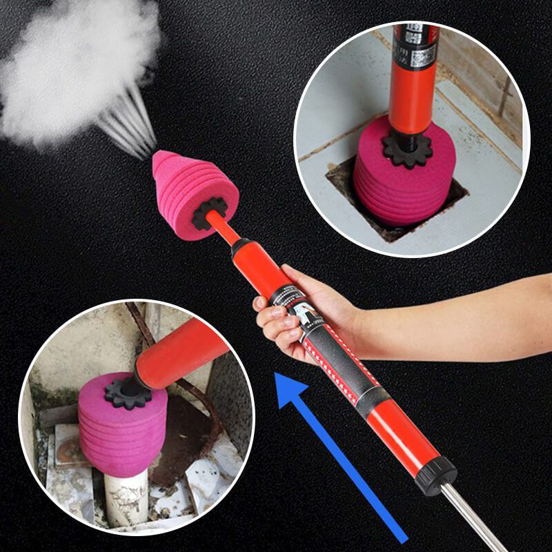 High-Pressure Air Toilet Plunger for Quick Clog Removal