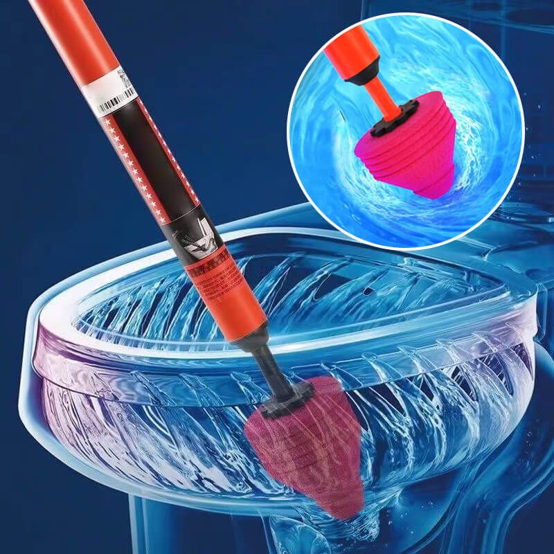 High-Pressure Air Toilet Plunger for Quick Clog Removal