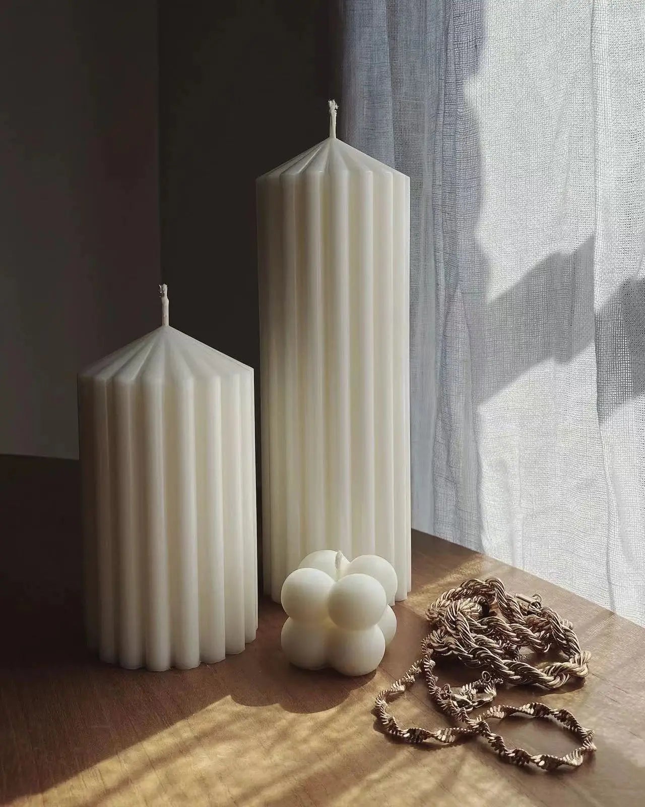 Artisanal Soy Wax Scented Candle in Wooden Vessel