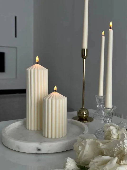 Artisanal Soy Wax Scented Candle in Wooden Vessel