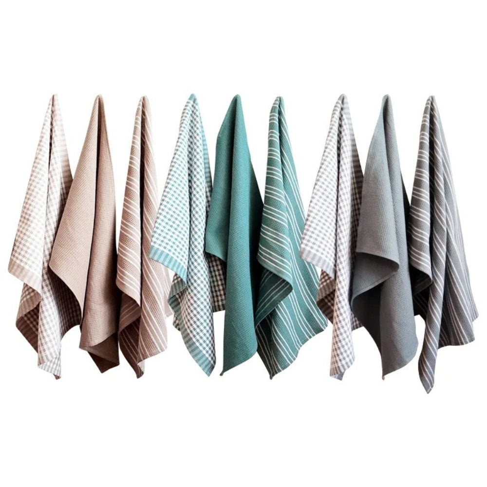 Quick-Dry Microfiber Kitchen Tea Towels Set of 3