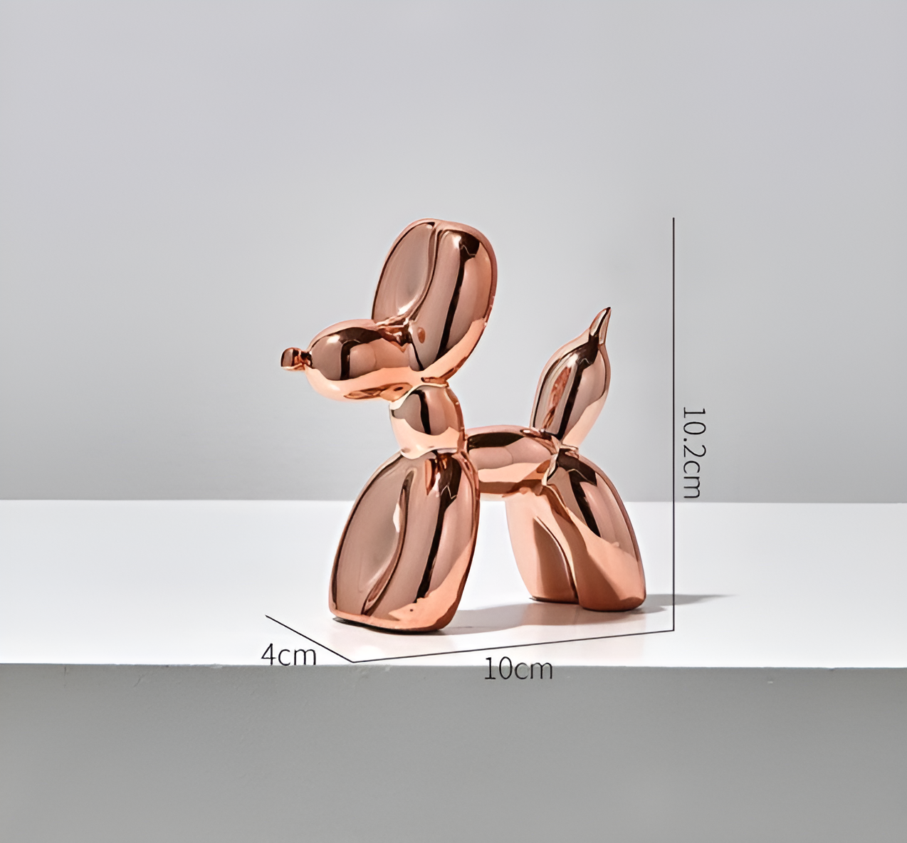 Resin Balloon Dog Art Sculpture in 5 Colors