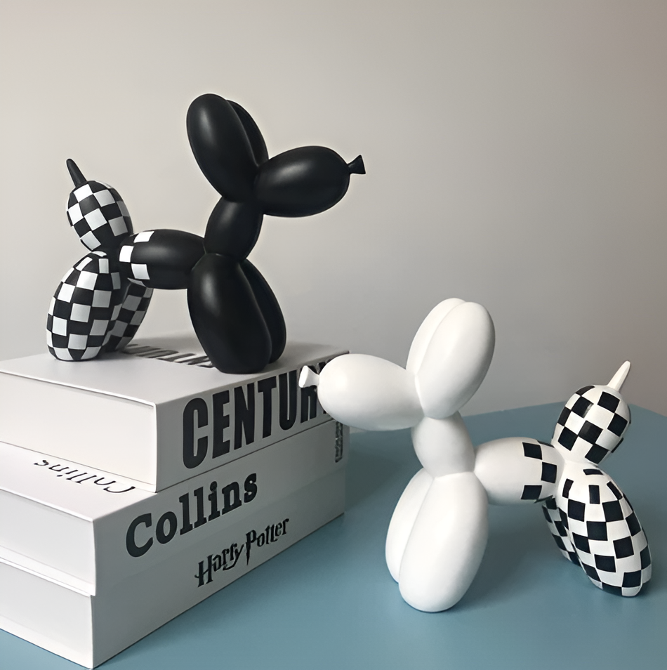 Resin Balloon Dog Art Sculpture in 5 Colors