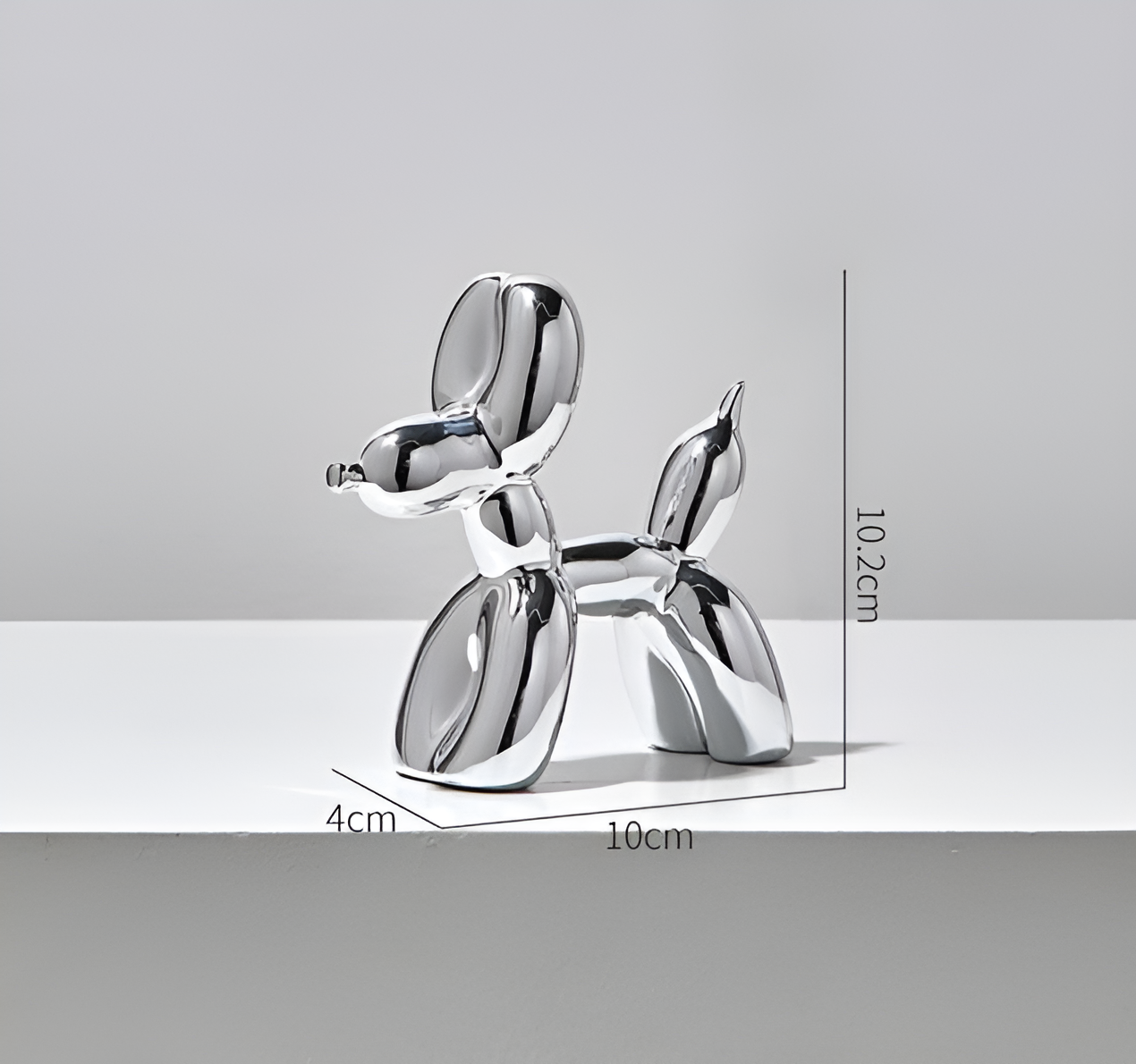 Resin Balloon Dog Art Sculpture in 5 Colors